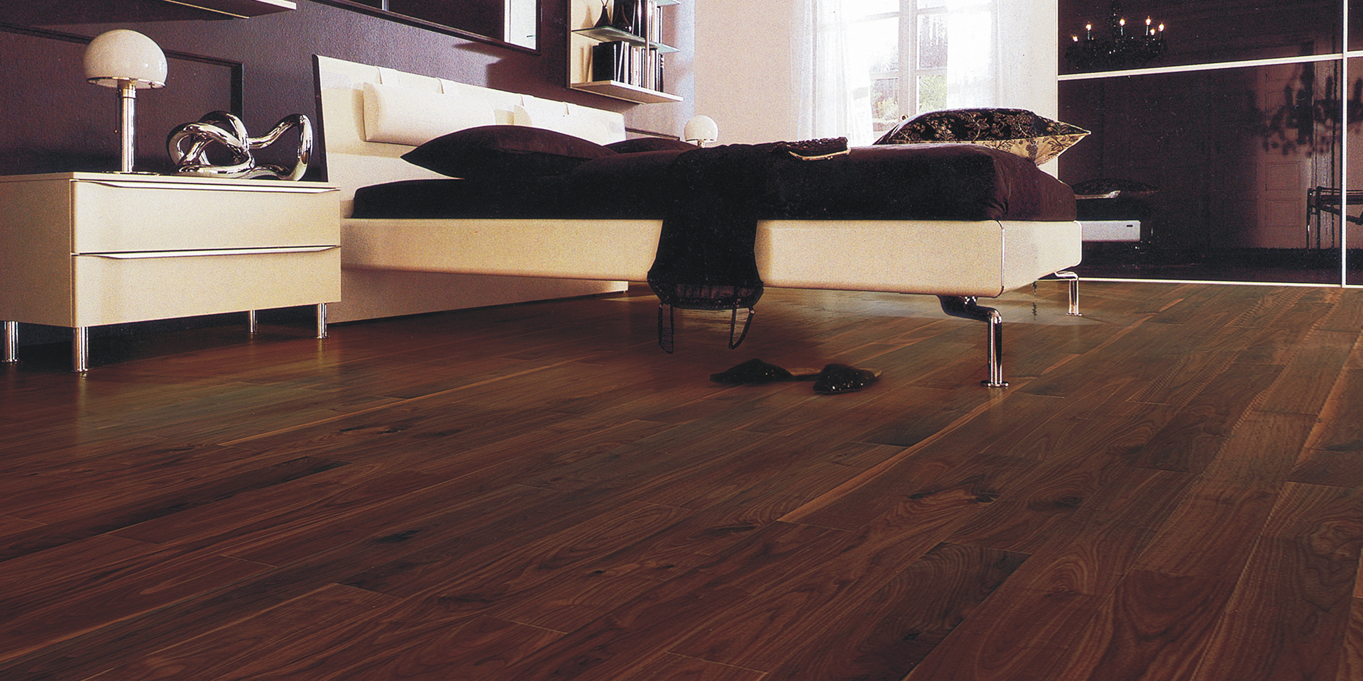 久盛地板 TGS-24-39型号实木地板 番龙眼材质客卧地板
