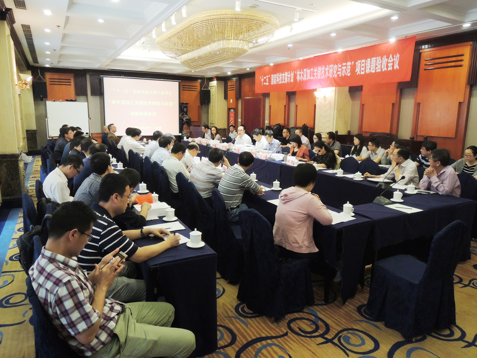 十二五国家支撑计划课题 “家装材与室外材增值制造技术研究与示范”  验收顺利通过