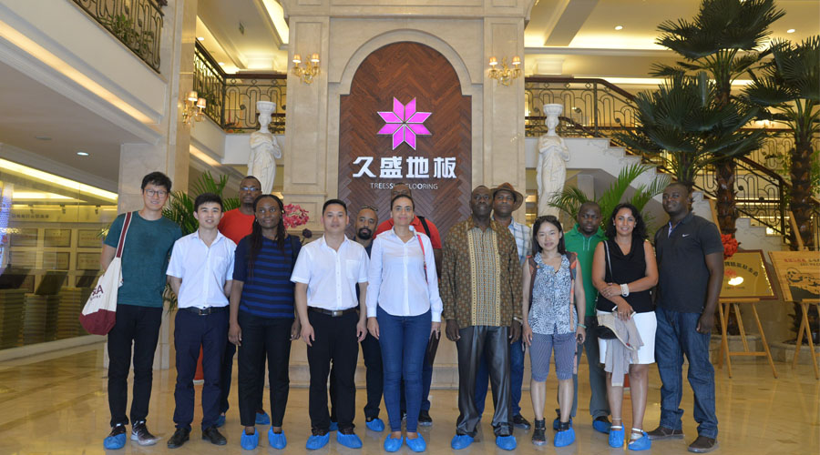 WWF(世界自然基金会)及莫桑比克政府代表团莅临久盛地板考察访问